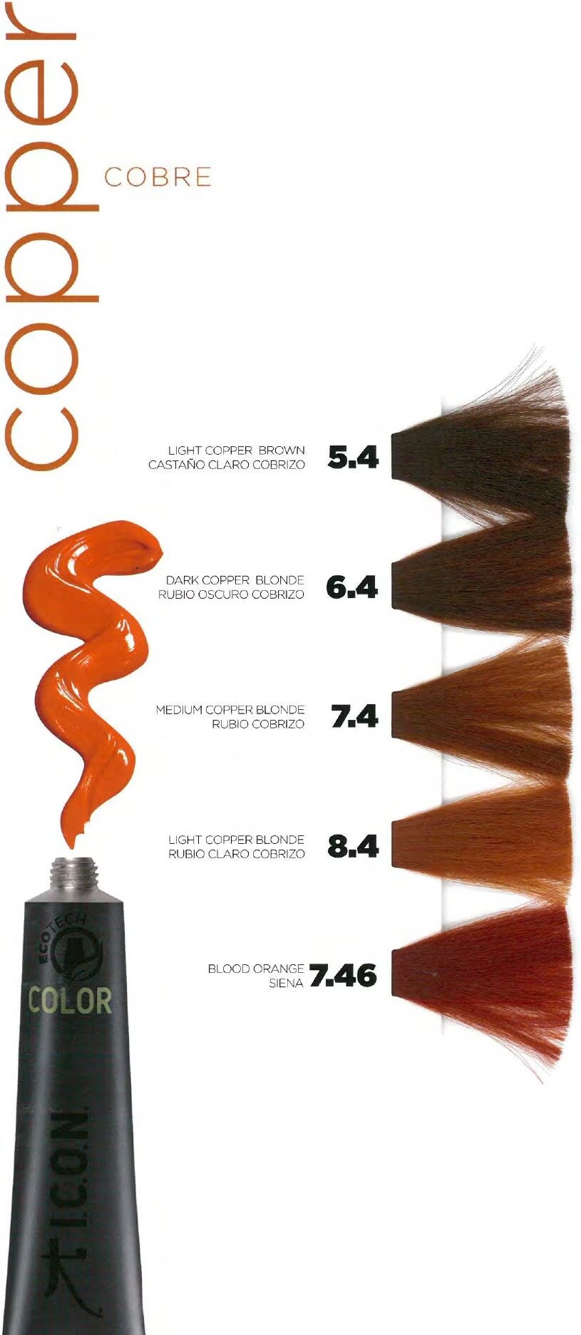 I.C.O.N. ECOTECH COLOR natural colour #7.46 blood orange 60 ml - Galaxus