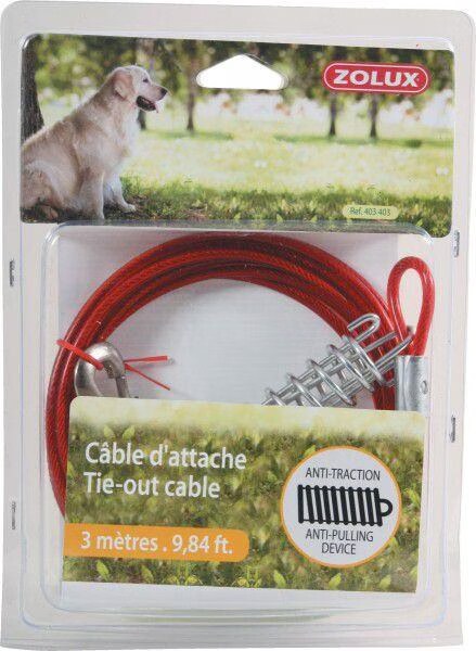 Câble d'attache pour chien