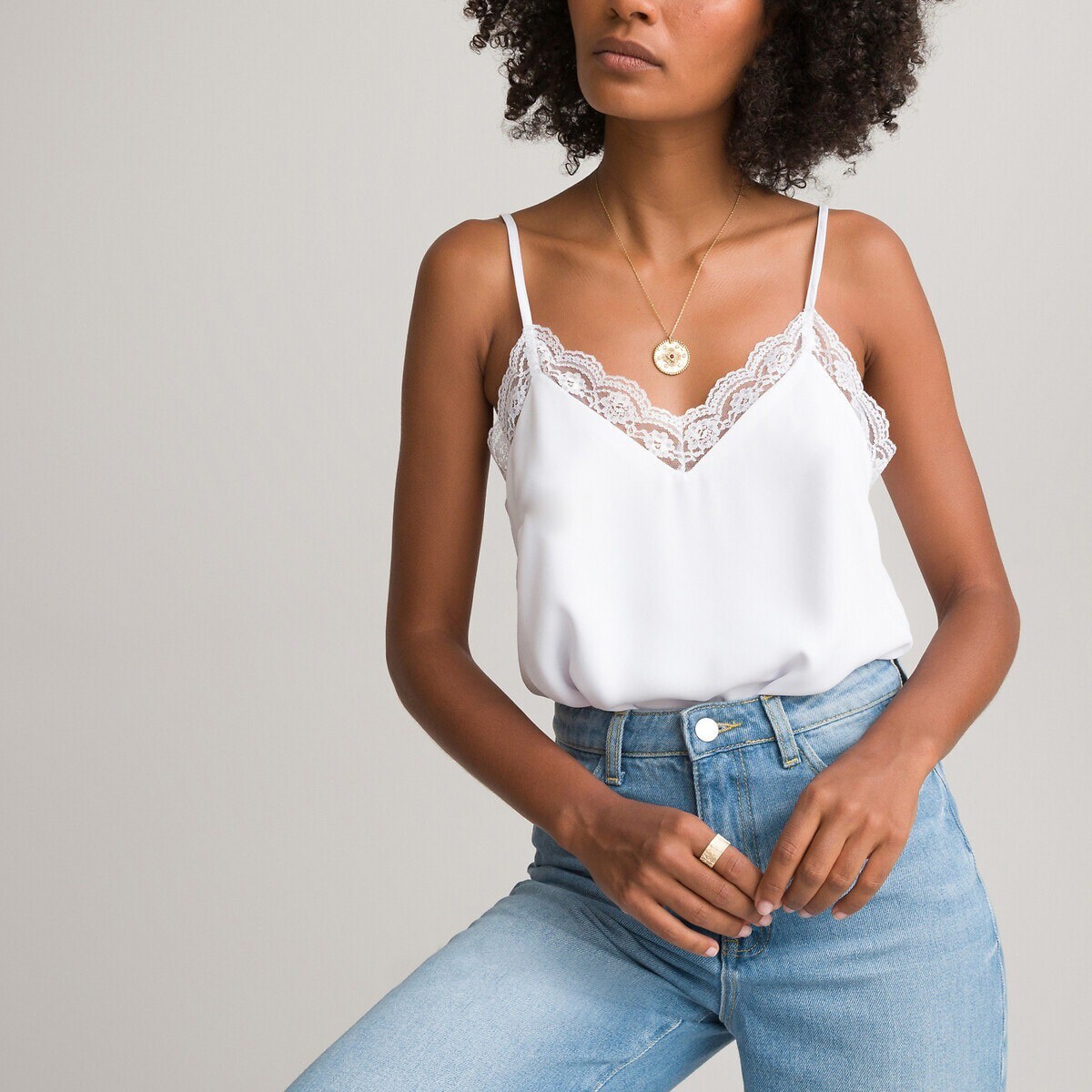 La Redoute Collections Top mit schmalen Trägern (32) Galaxus