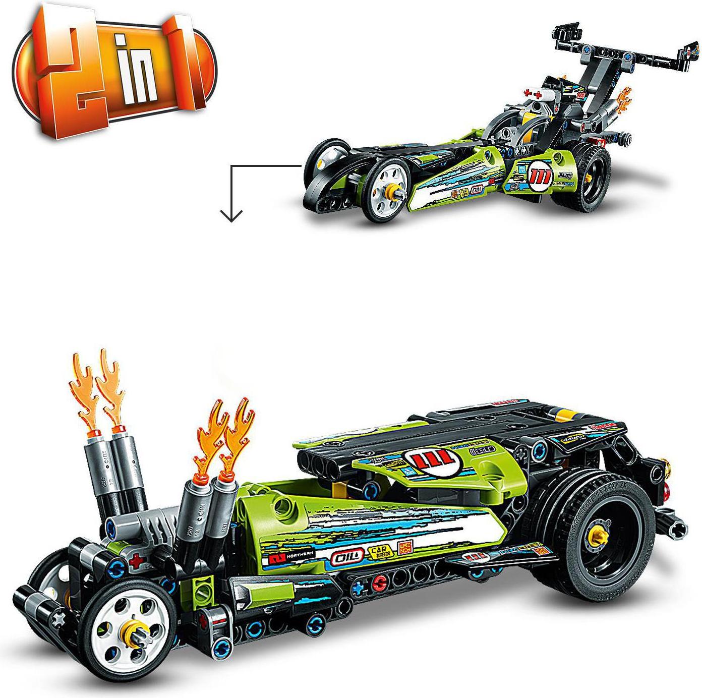 Lego dragster 42103 best sale
