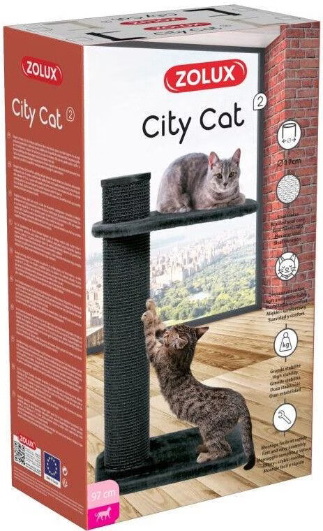 Arbre à chat - Zolux City Cat 2 noir