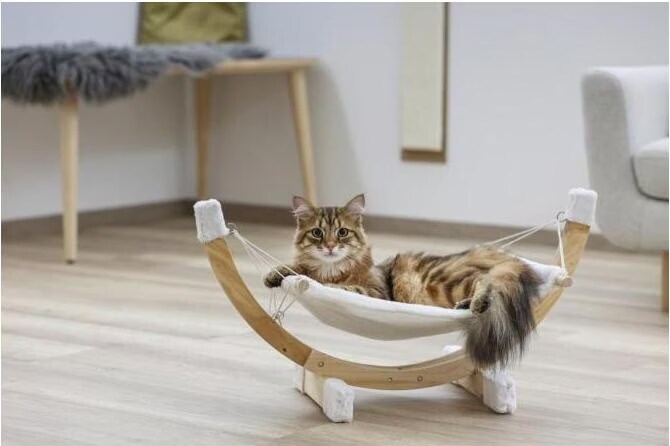 Kerbl Hamac pour chats Siesta Blanc 82591