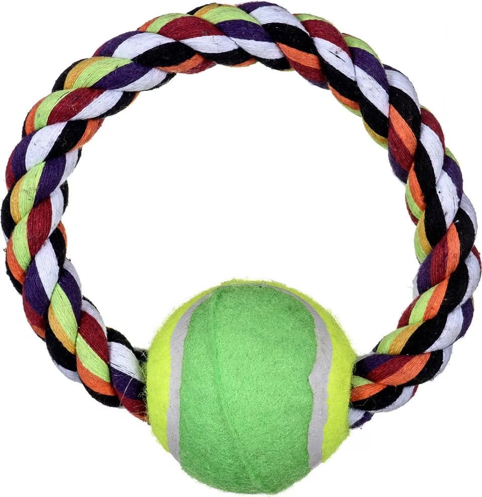 Comparer les prix de Balle De Tennis Sur Une Corde Denta Fun, Ø 6 Cm/Ø 18 Cm - 3266 - Mon Animalerie