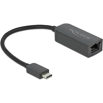 Delock USB C – RJ45 (Thunderbolt 3, USB-C, RJ45 2.5 Gigabit Ethernet (1x))