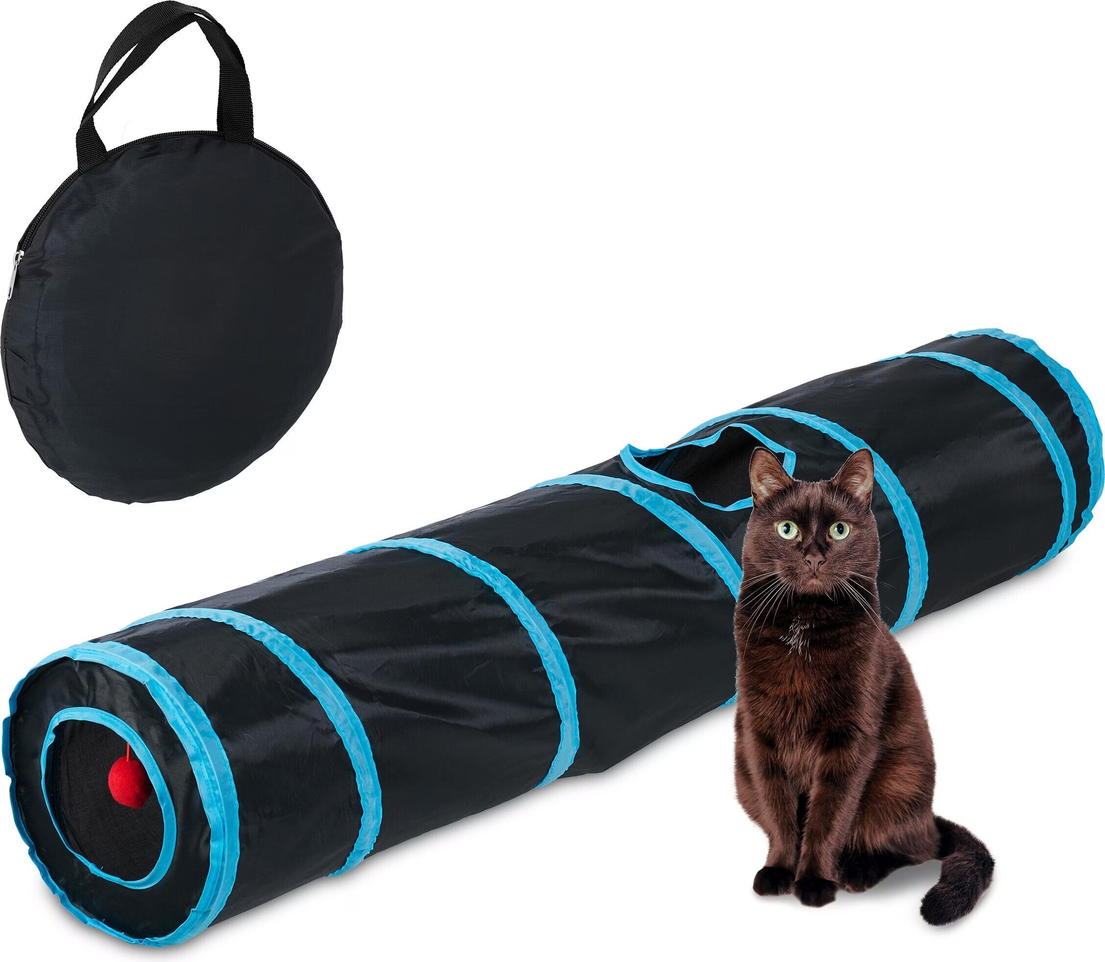 Comparer les prix de Relaxdays Tunnel pour chats (Tunnels pour chat), Jouets pour chat