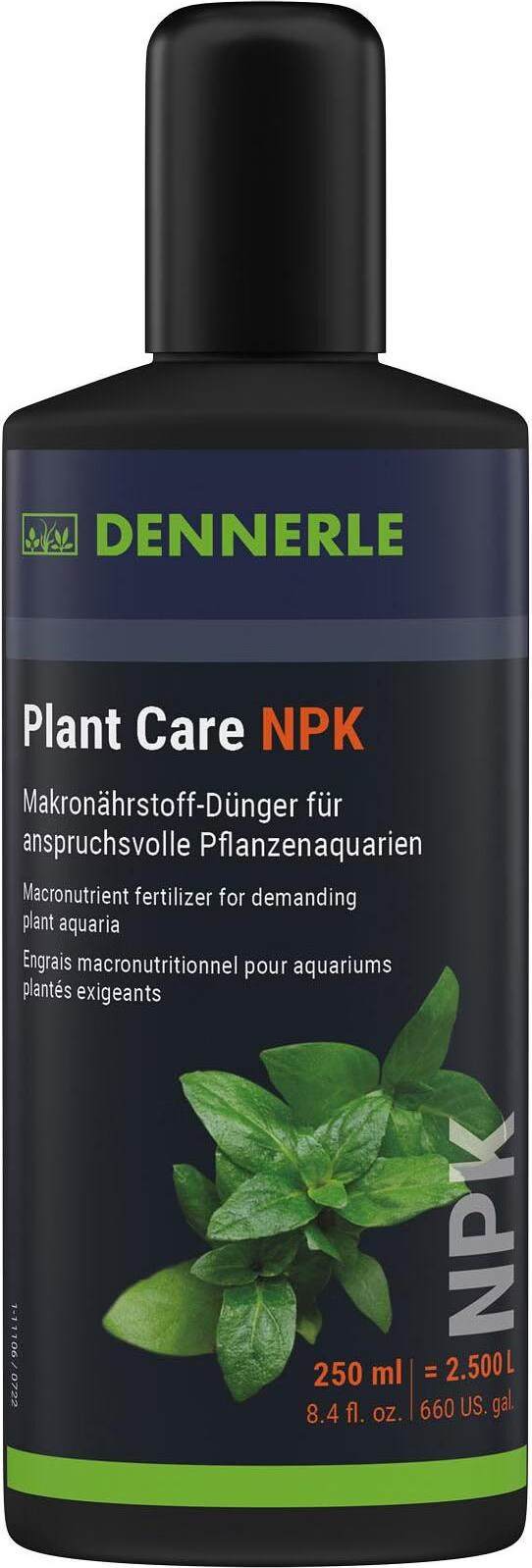 Meilleurs prix pour Dennerle NPK Planta Care NPK 250ml, pour 2500l (Entretien des plantes d'aquarium), Entretien de l'aquarium