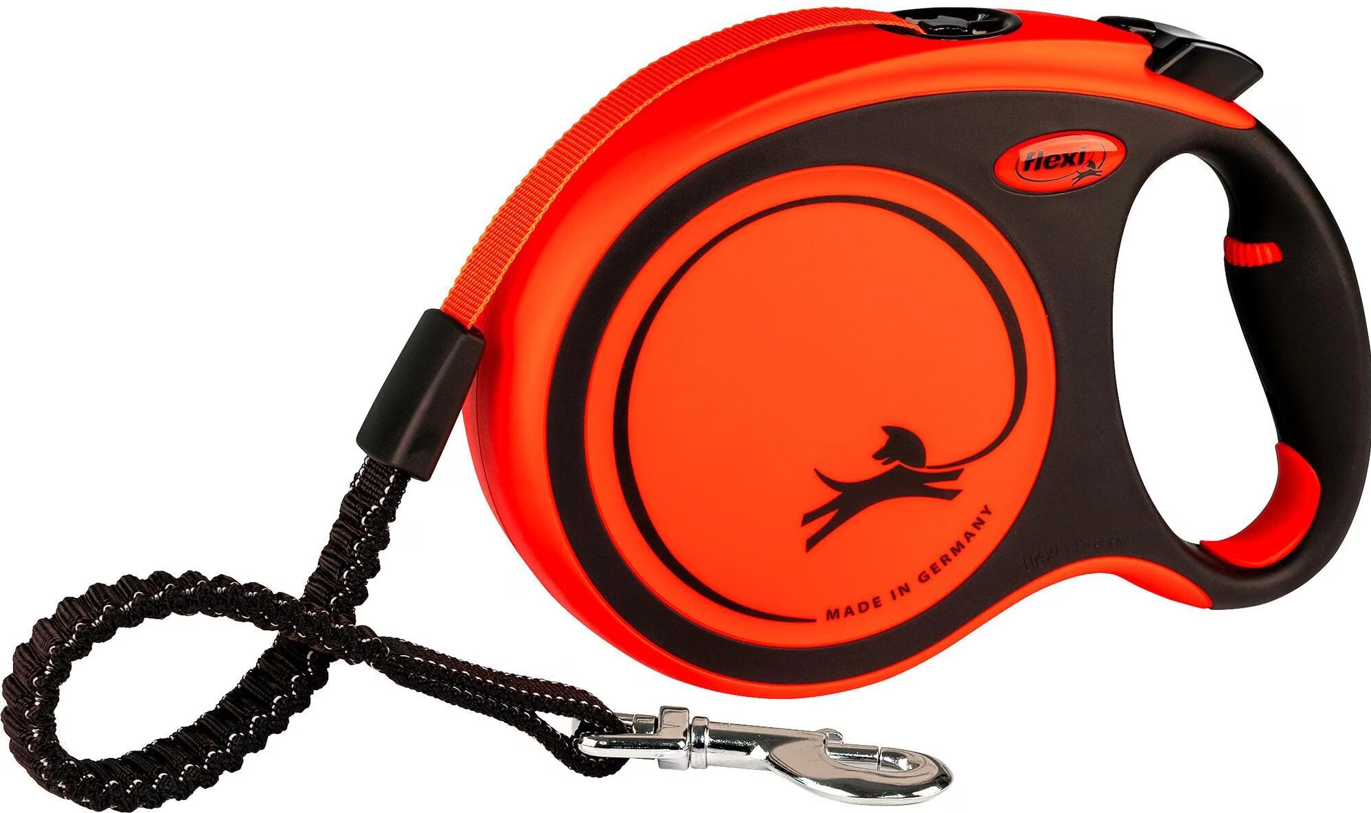 Comparer les prix de Laisse-sangle flexi Xtreme orange, 5 m pour chien - taille M : jusqu'à 35 kg