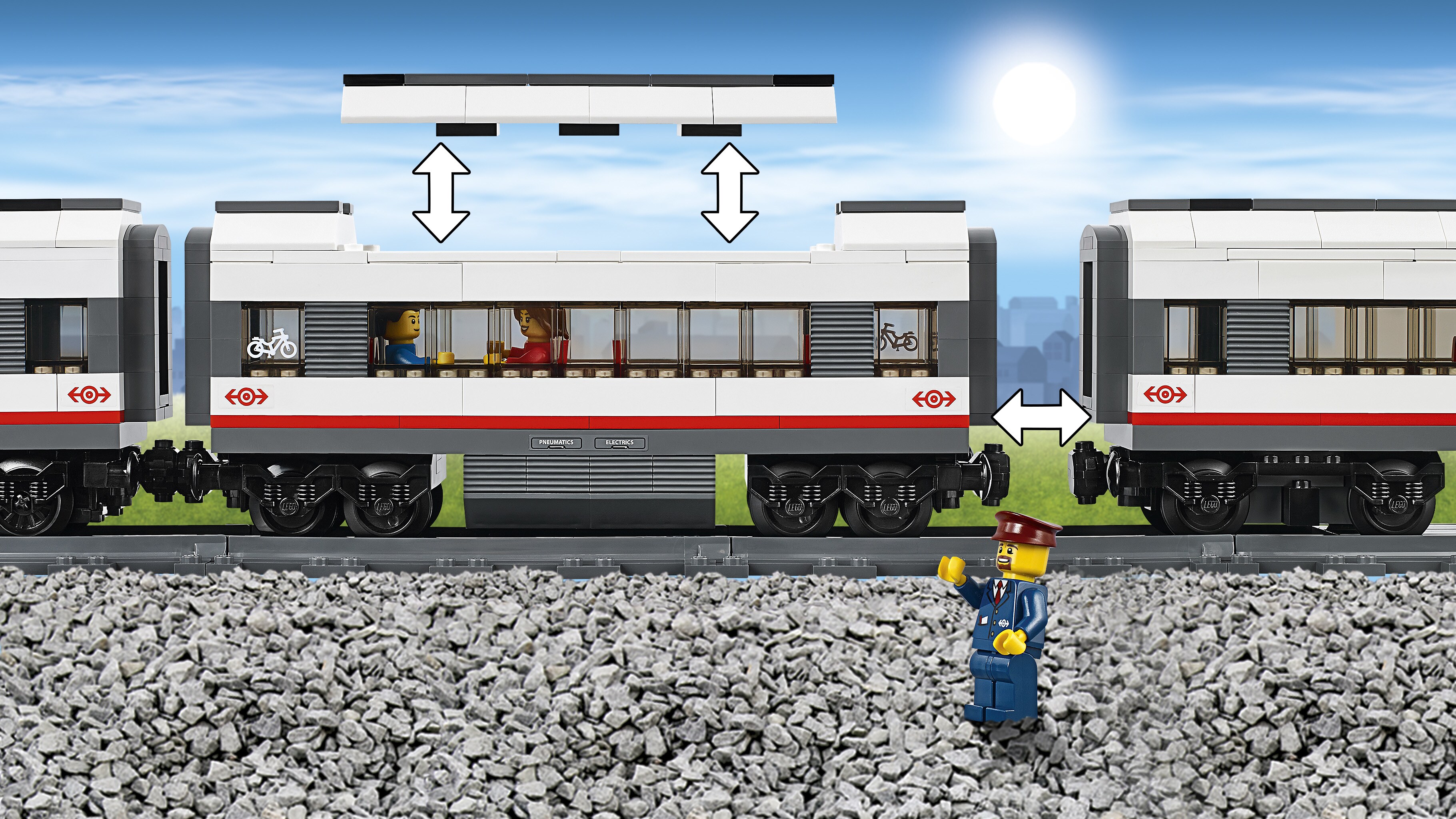 Tren lego top city 60051