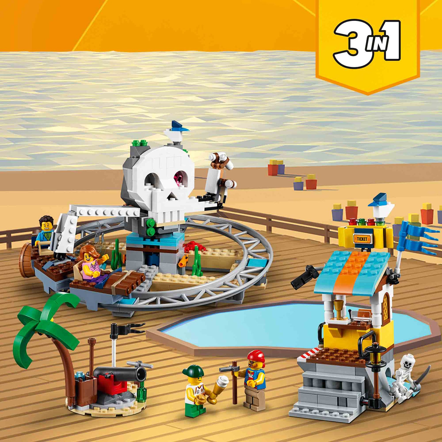LEGO Pirate roller coaster 31084 LEGO Creator 3 in 1 Galaxus