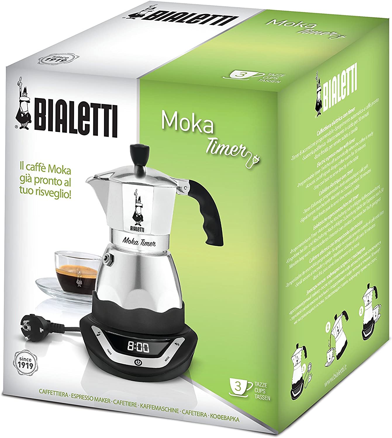Bialetti Moka Timer 3 T. acheter sur Galaxus