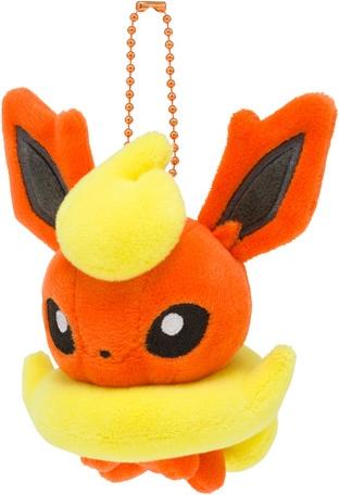 Pokemon Porte cles Mascot en peluche Flareon Dolls 12 cm 12 cm Galaxus