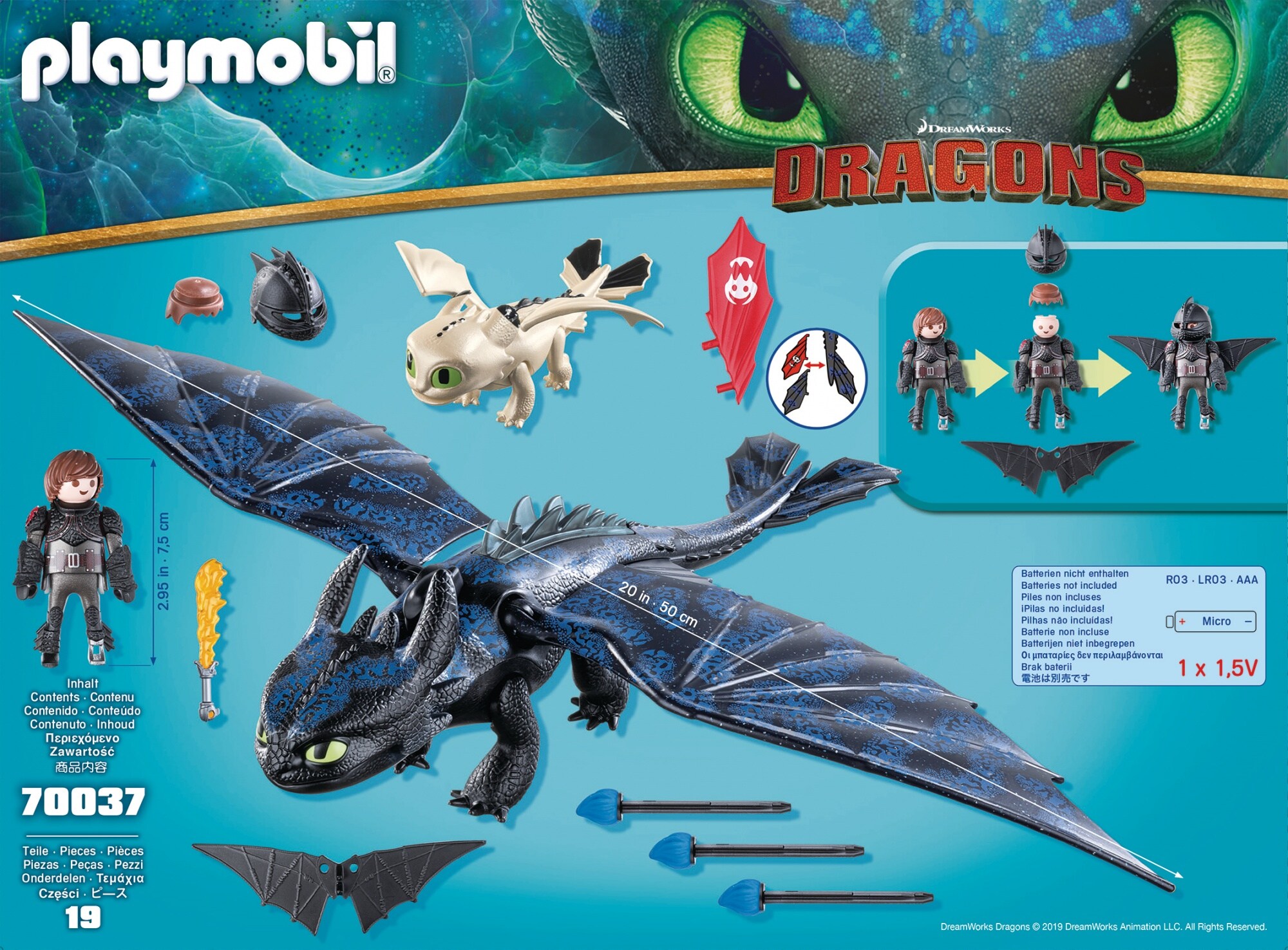 Toothless and hiccup playmobil best sale