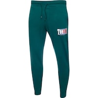 Tommy Hilfiger Pantaloni in maglia TJM Slim Essential Graphic Pant Uomo, verde scuro, L (L)