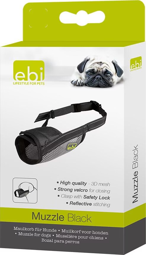 Ebi Muselière Réglable Avec Filet En Néoprène S