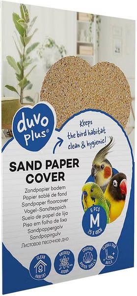 Comparer les prix de Papier sablé de fond de cage pour oiseaux Duvoplus (x6)