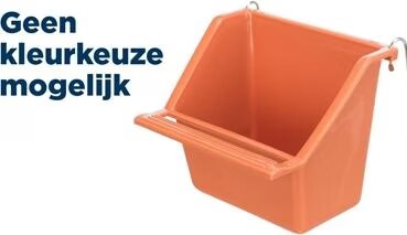 une mangeoire suspendue avec support métal, taille130 ml 8 x 7 cm