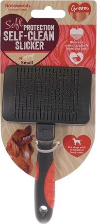 Meilleurs prix pour Rosewood Slickerborstel Zelf Nettoyant (Chien), Produits de soins pour animaux