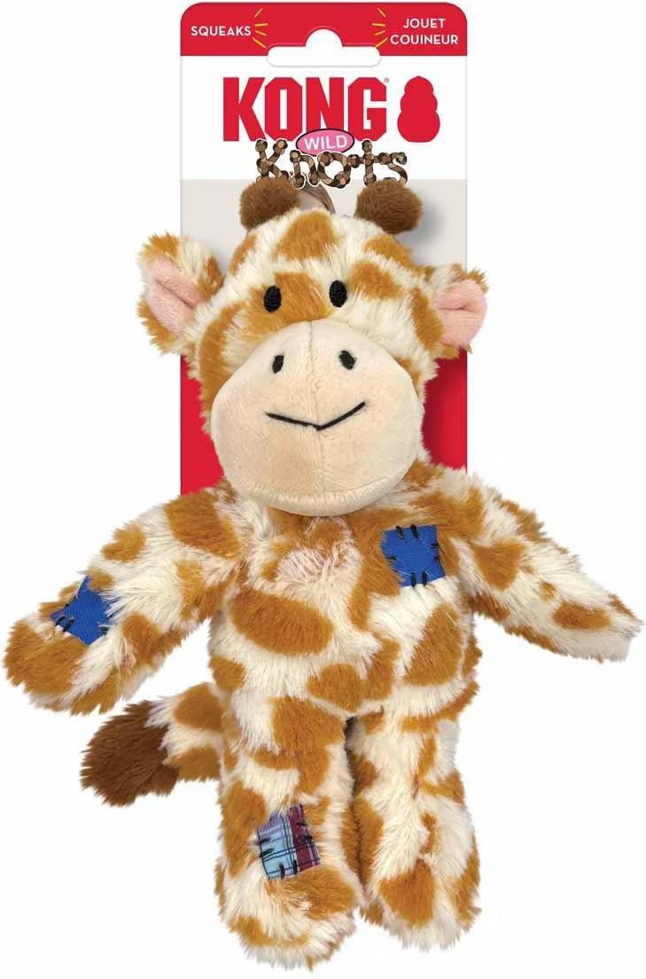 Meilleurs prix pour KONG - Wild Knots Girafe Squeak Toy S/M (634.7370), Jouets pour chien