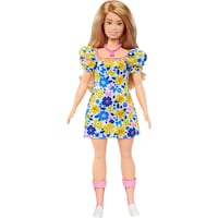 Barbie Bambola fashionista con sindrome di Down con un vestito a fiori