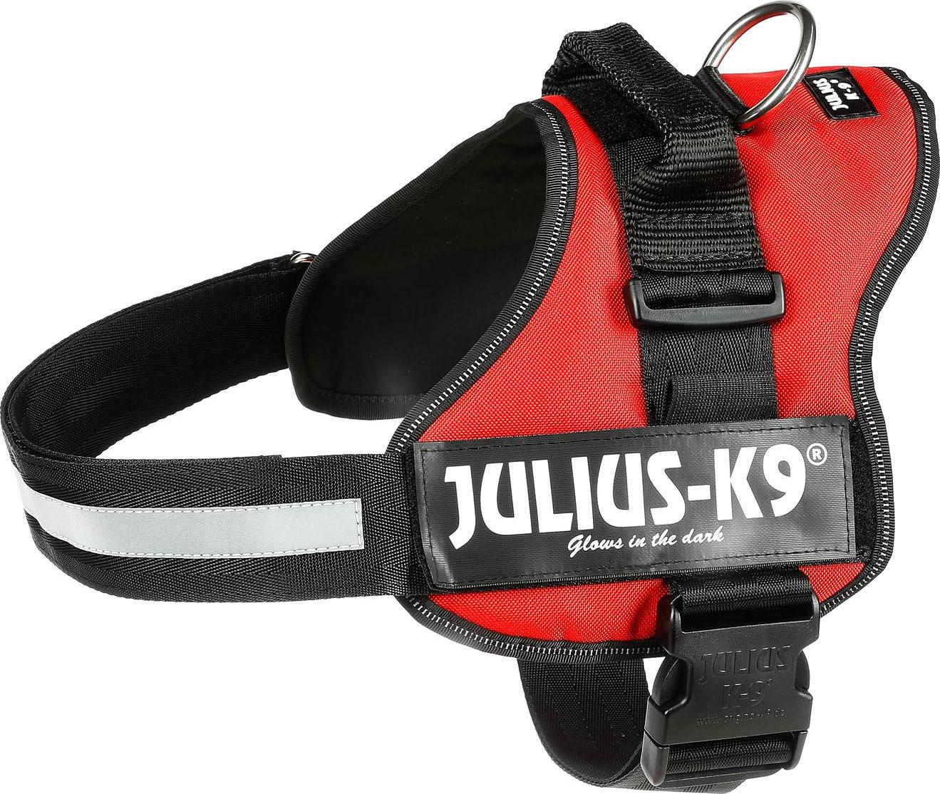 Comparer les prix de Julius®-K9 rouge - Harnais chien T. 2 : 71 - 96 cm - Harnais pour chien
