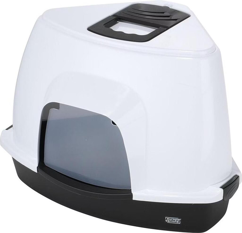 Comparer les prix de Europet Bernina EUROPET Maison de Toilette d'angle pour Chat Prism S