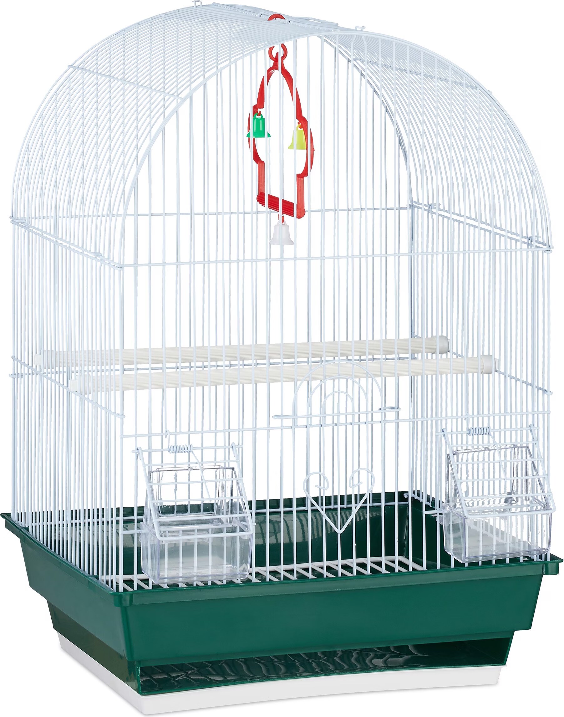 Comparer les prix de Relaxdays Cage à oiseaux avec accessoires, Volière + cage