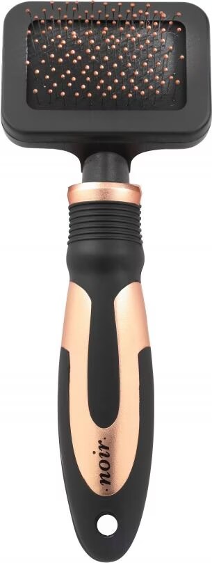 Brosse douce Chien et Chat – Slicker noir – 18 x 7 cm