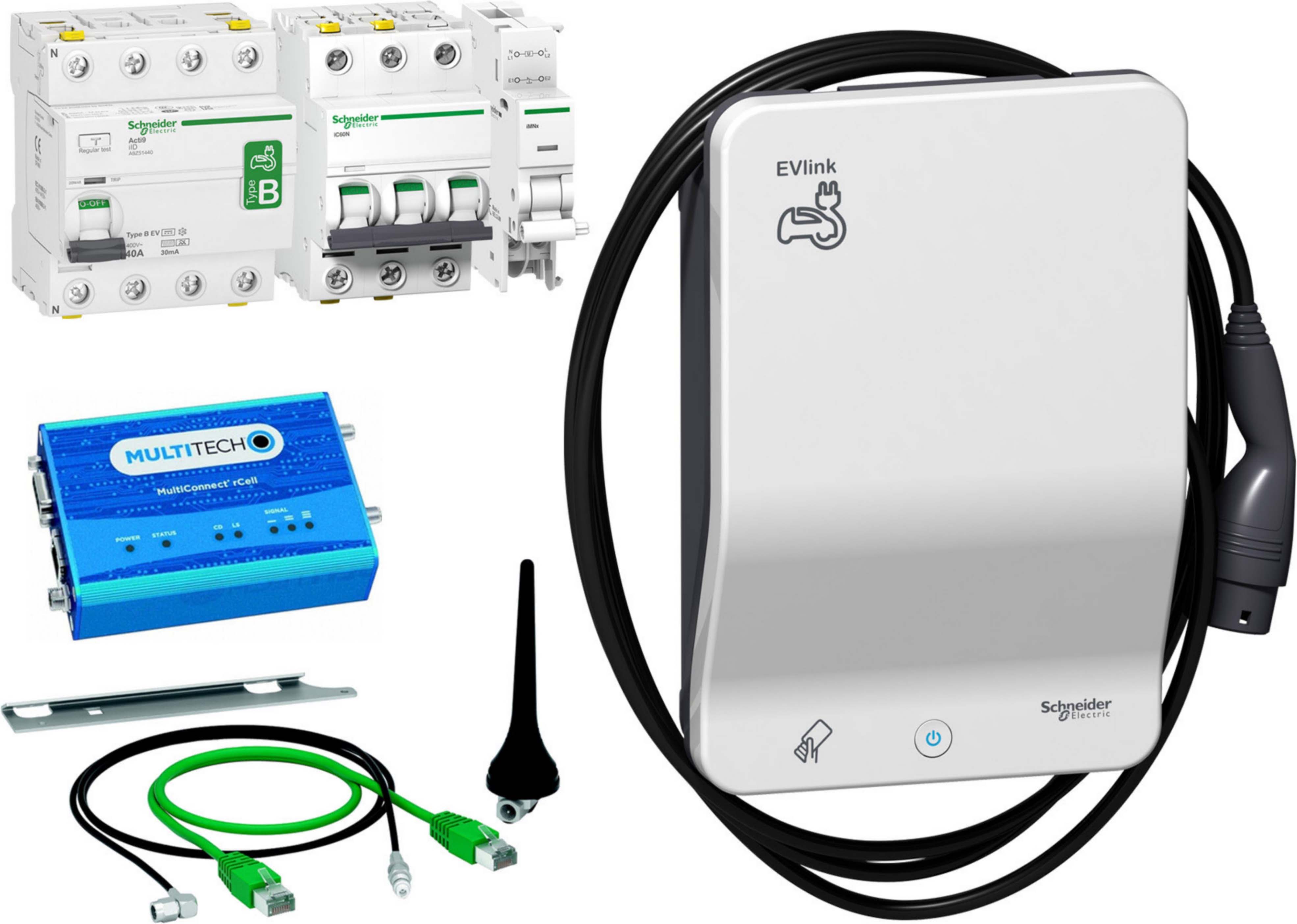 Schneider Electric Schneider KITEVB1A22CAMO EVlink Bundle Galaxus