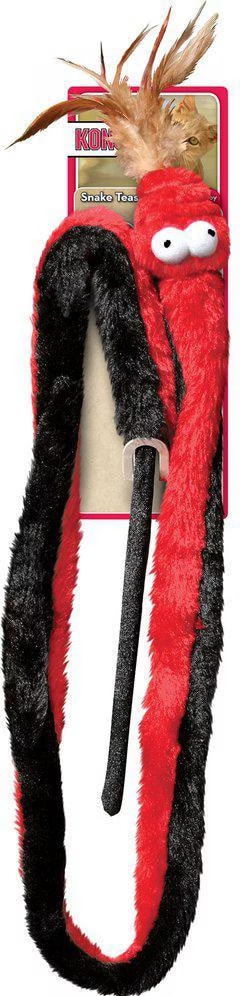 KONG Teaser Snake 137 Cm (Jouets pour chats), Jouets pour chat