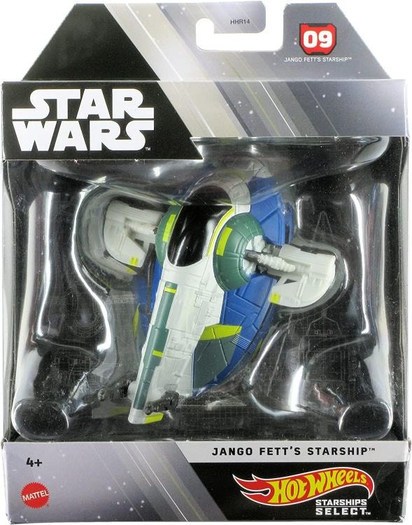 Mattel Star Wars Hot Wheels Starships Select DieCast Modell Jank Fett's Starship Galaxus