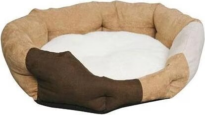 Comparer les prix de Kerbl Lit de repos AMY 71 x L 64 cm brun/beige (Chien, Chat, Pas de fonctions spéciales), Panier pour chien + chat