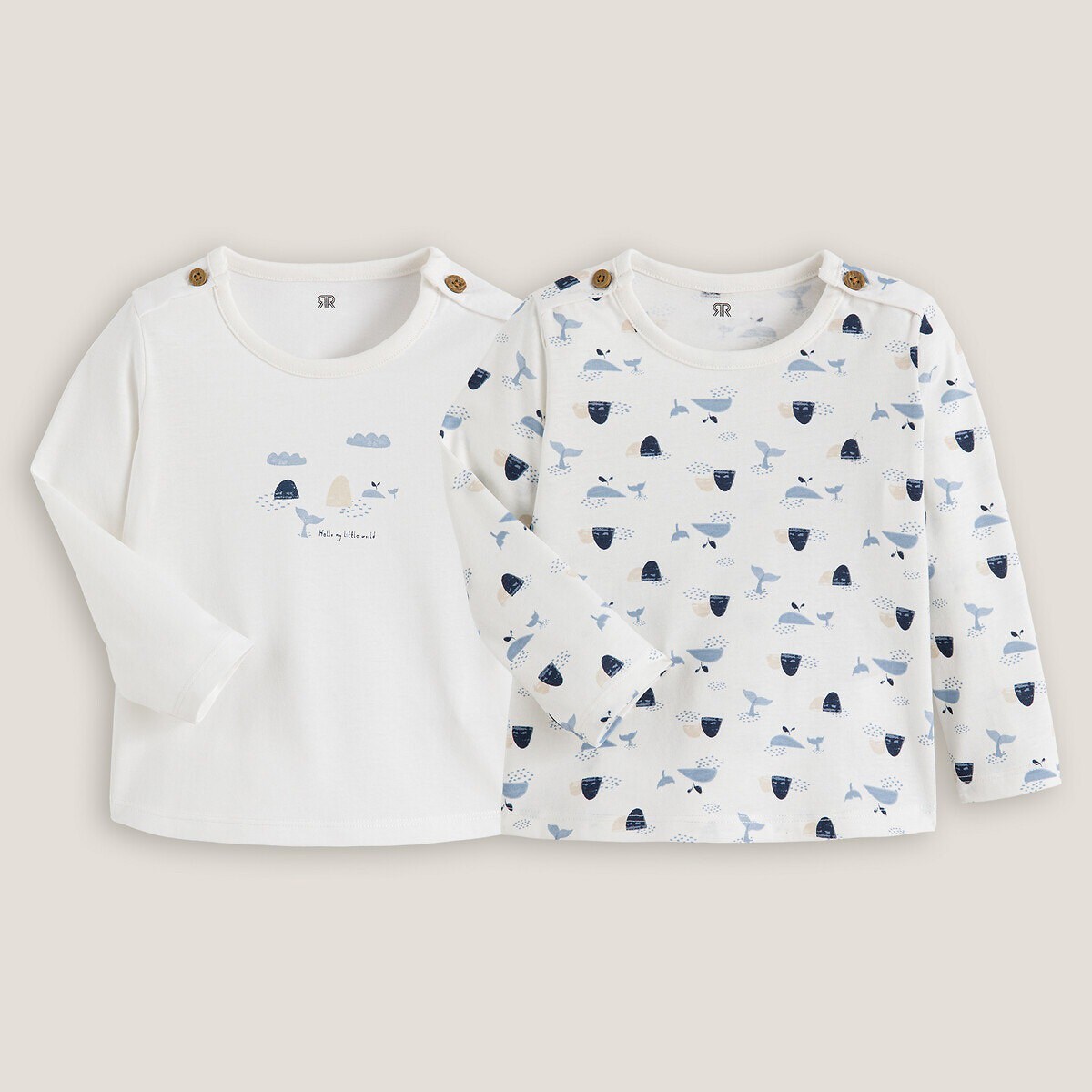 La Redoute Collections 2er-Pack Shirts mit langen Ärmeln (74) Galaxus