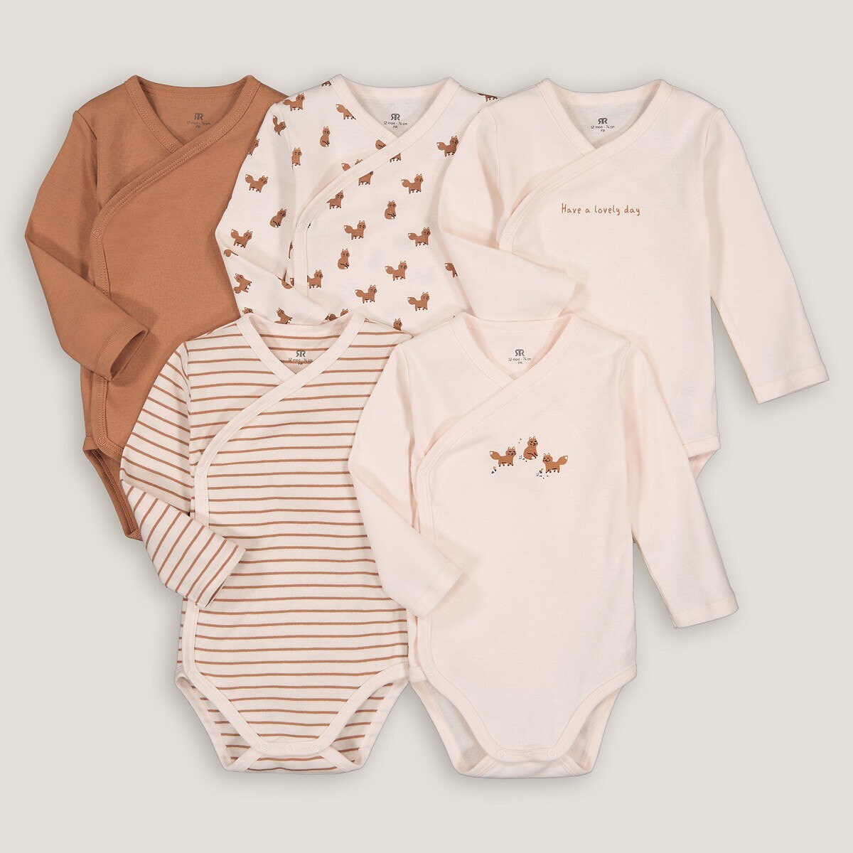 La Redoute Collections 5er-Pack Erstlingsbodys (56) Galaxus