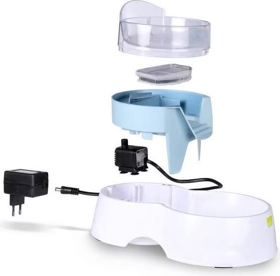 Ebi Mangeoire 2En1 Bleu 1,2 L