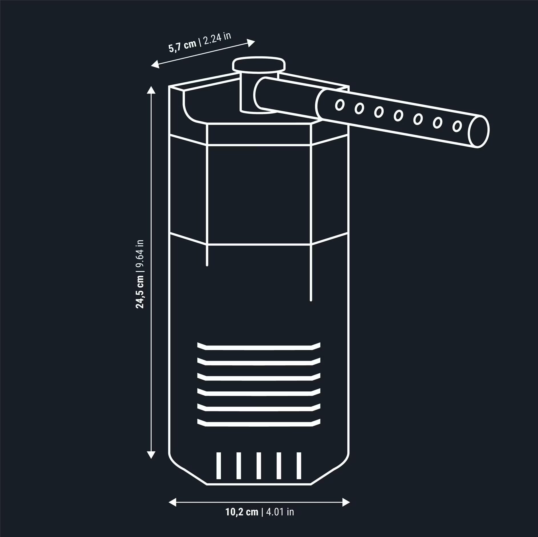 Dennerle Corner Filter 100 filtre angulaire XXL