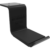 Multibrackets Tavolo porta-cuffie, alluminio, nero, max 1 kg