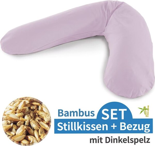 Theraline Nursing Pillow "The Original" with Spelt Filling incl. Cover