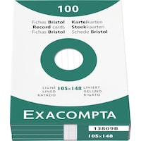Exacompta Flashcards (A6, 205 g/m², 100 x)