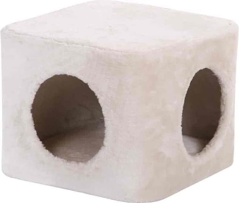 Comparer les prix de Nobby Starsystem Grotte carre DE LUXE (30cm, Beige), Arbre  chat