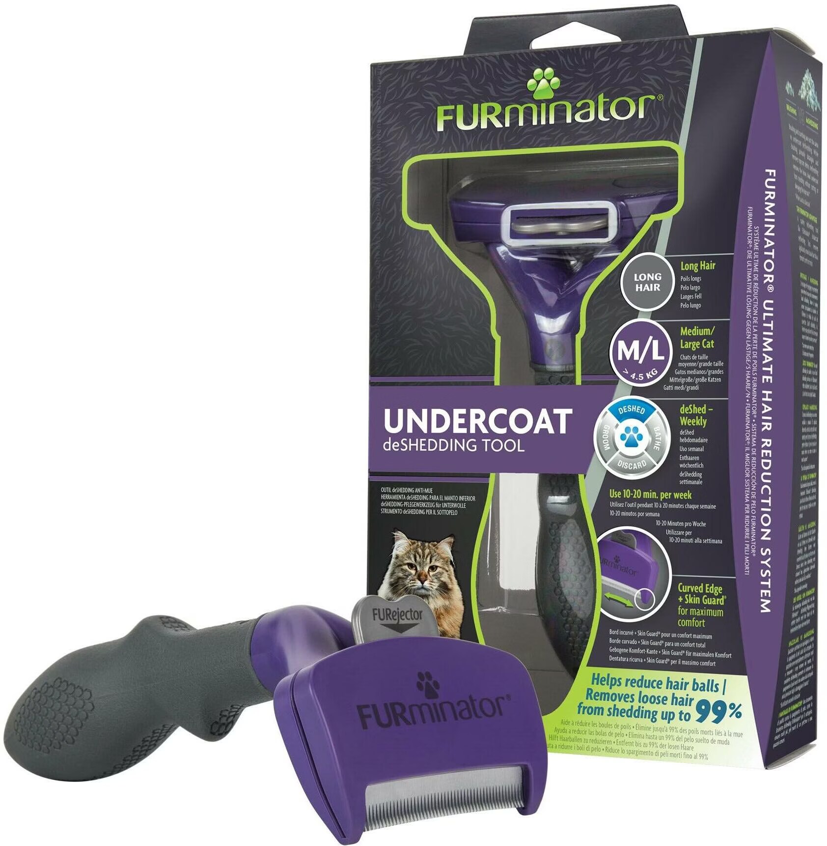 FURminator Pflegebrste (Chat), Produits de soins pour animaux