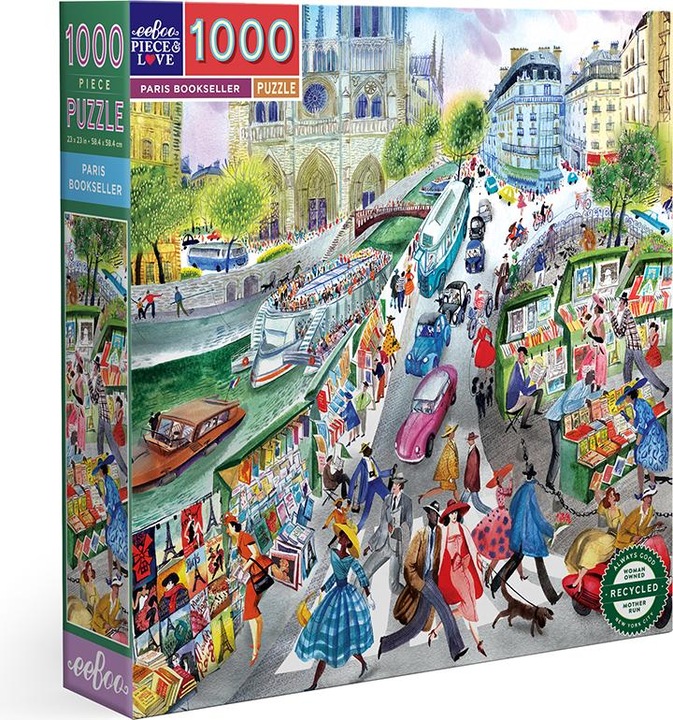 Eeboo Paris Bookseller 1000ps Puzzle Eeboo Paris Bookseller 1000ps Puzzle