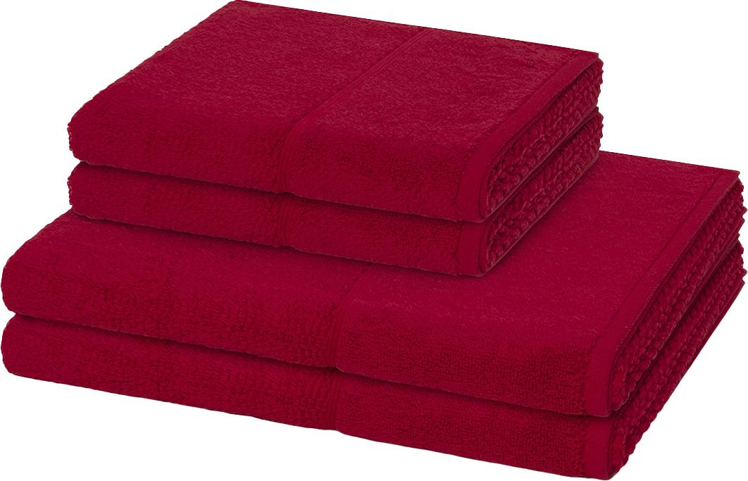 Möve, Frotteewäsche, 4er Pack Pearl 2 X Handtuch 2 X Duschtuch im Set