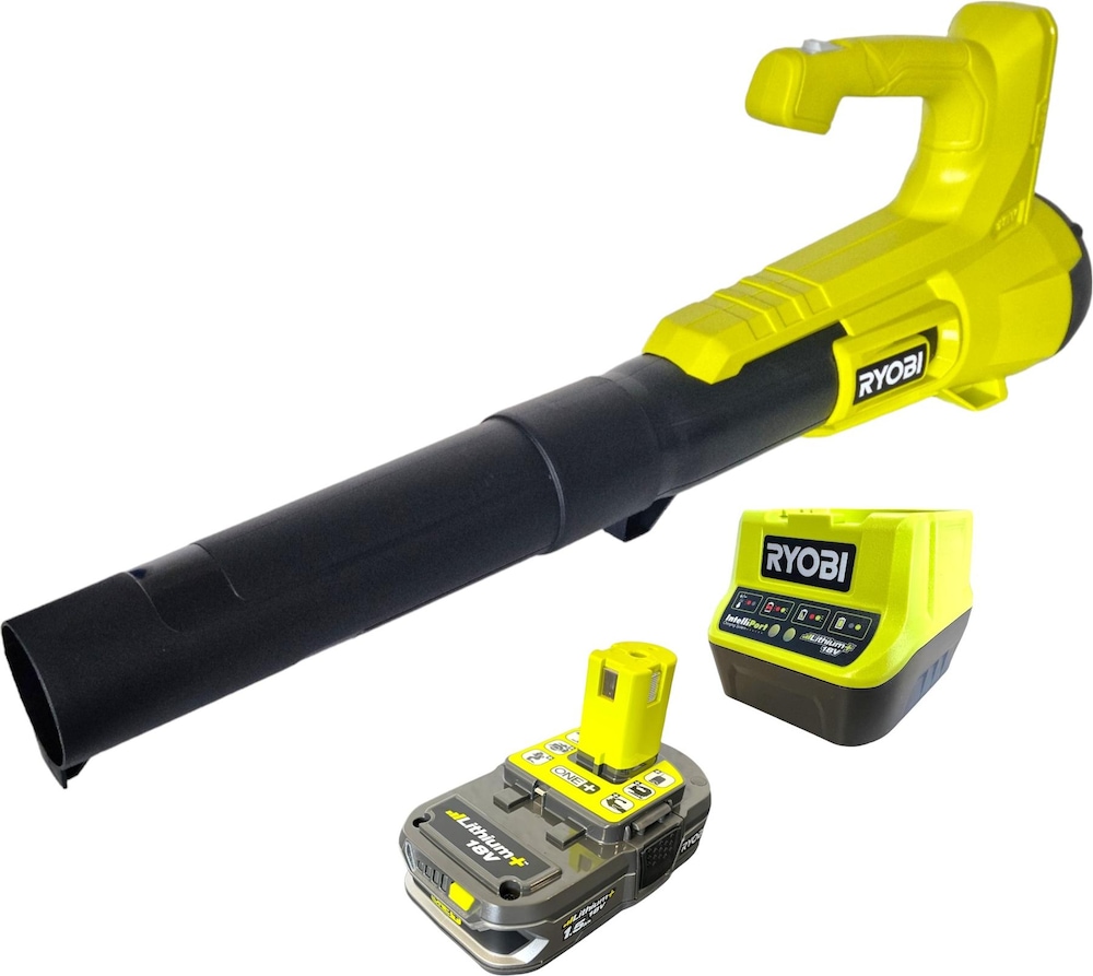 Ryobi RY18BLA115 Akku Laubgebläse 18 V ONE+ 145 km/h + 1x Akku 1,5 Ah