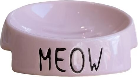 Meilleurs prix pour PetRageous Meow 5" bowl invers rose, Gamelle