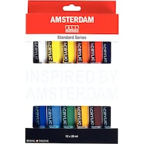 Amsterdam Acrylic paint starter set (Multicoloured, 20 ml)