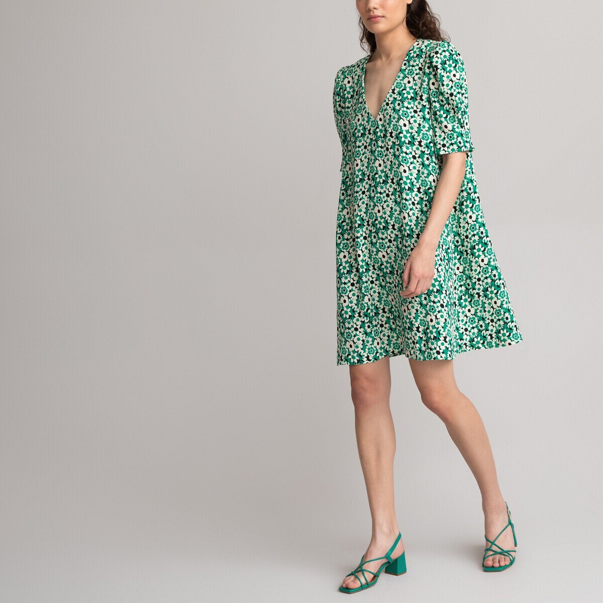 La Redoute Collections Minikleid mit V-Ausschnitt (38) Galaxus UB8985