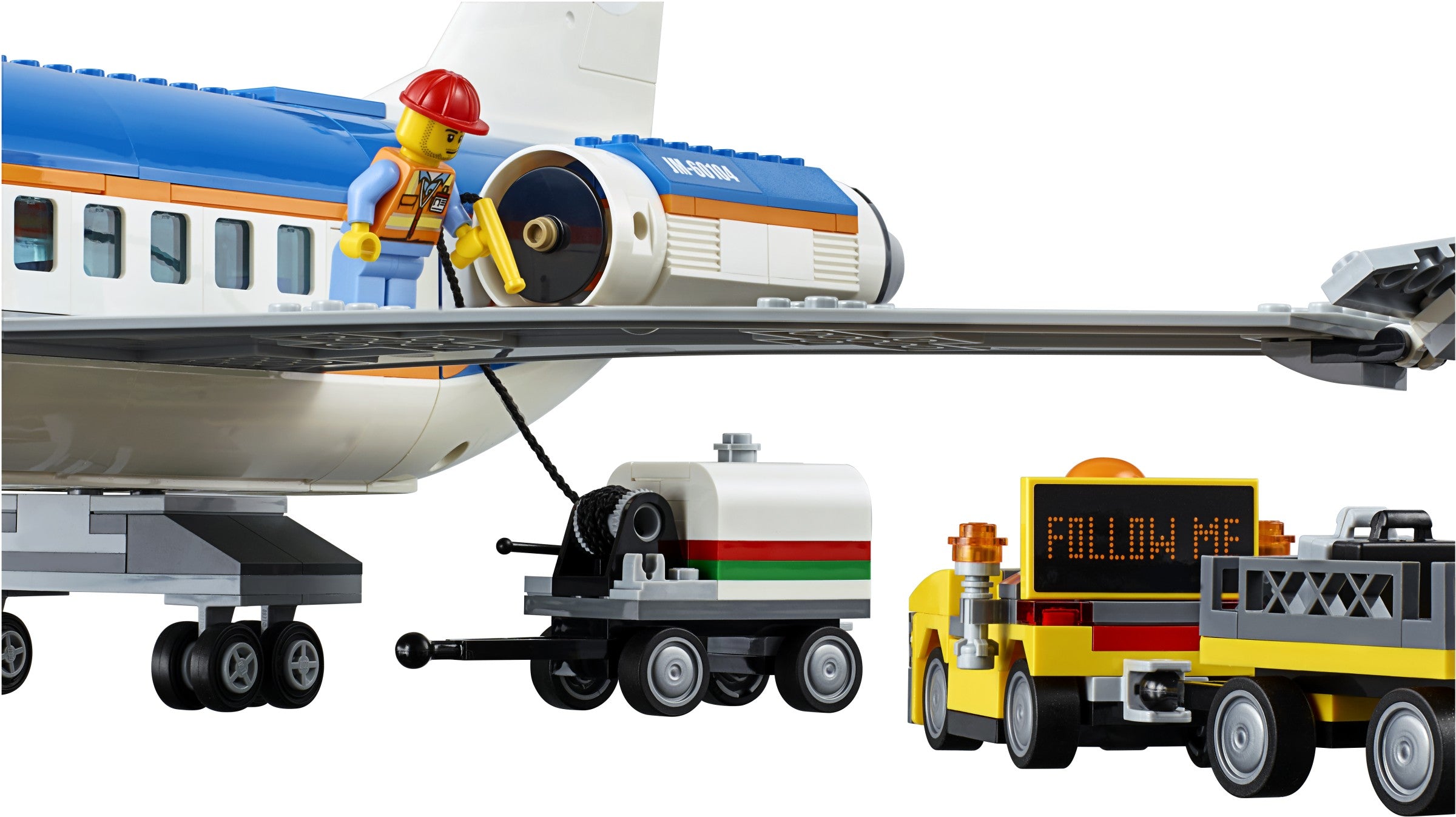 Lego airplane instructions 60104 top