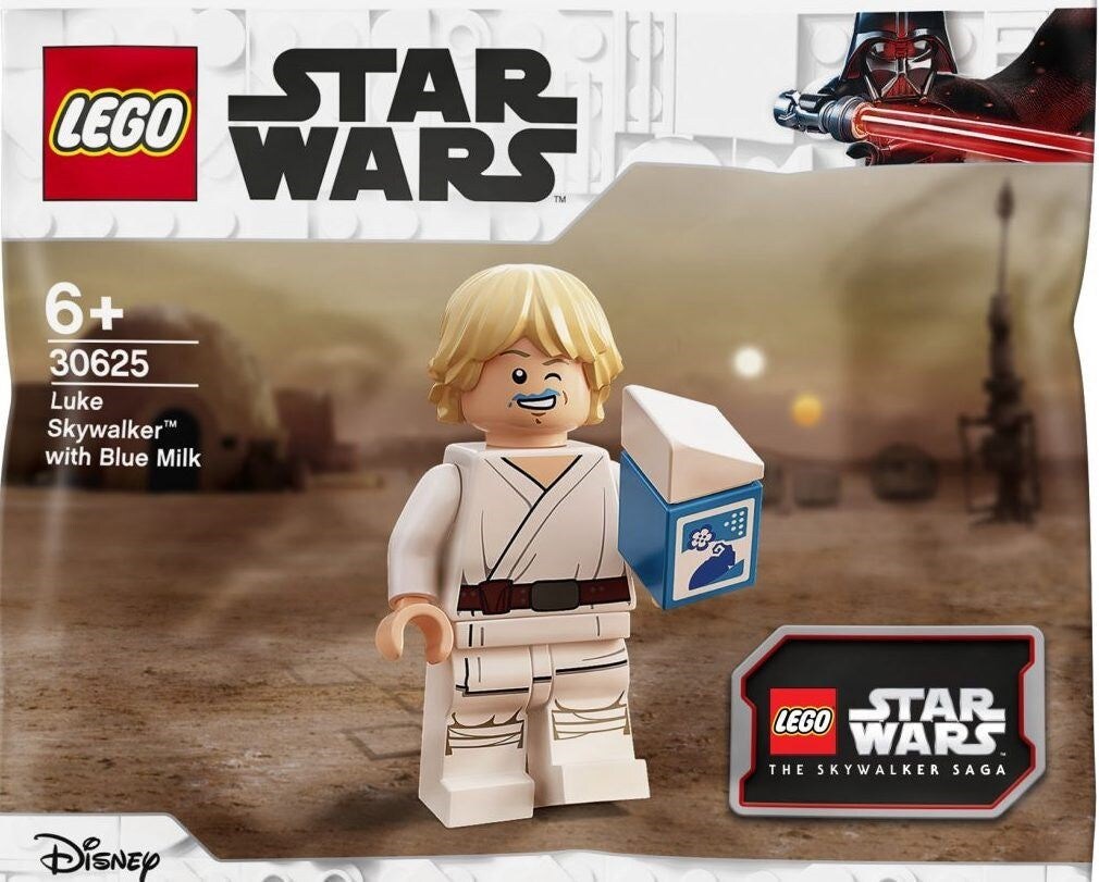 LEGO Star Wars Luke Skywalker Blue Milk Mini Figure 30625 LEGO Star Wars Galaxus