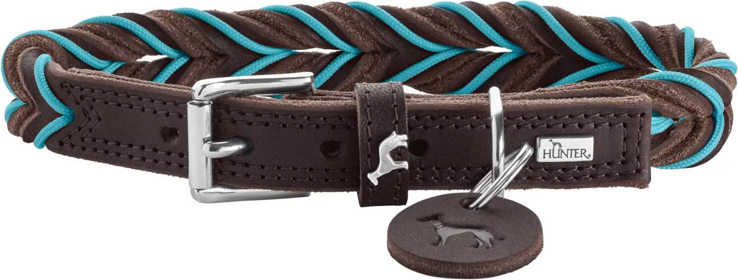 Hunter Collier Solid Education Cord (S, Chien, Gnral), Collier + laisse