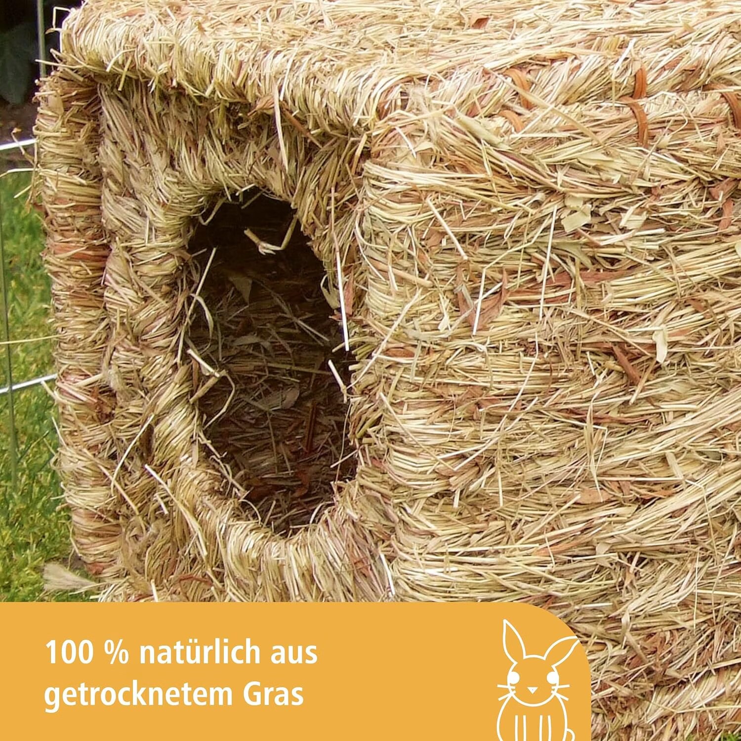 Kerbl 82789 Petits Animaux Maison d'Herbe xl 37x30x28 cm